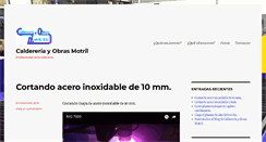 Desktop Screenshot of caldereriayobrasmotril.com